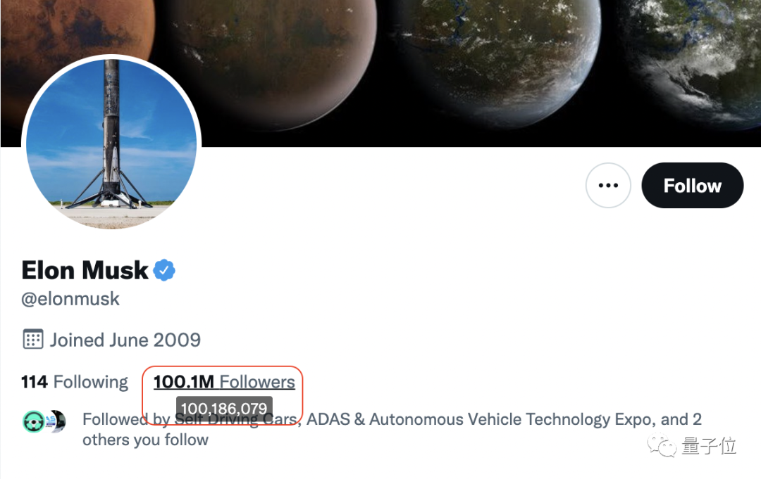 马斯克推特粉丝过亿了，但他在线失联已一周