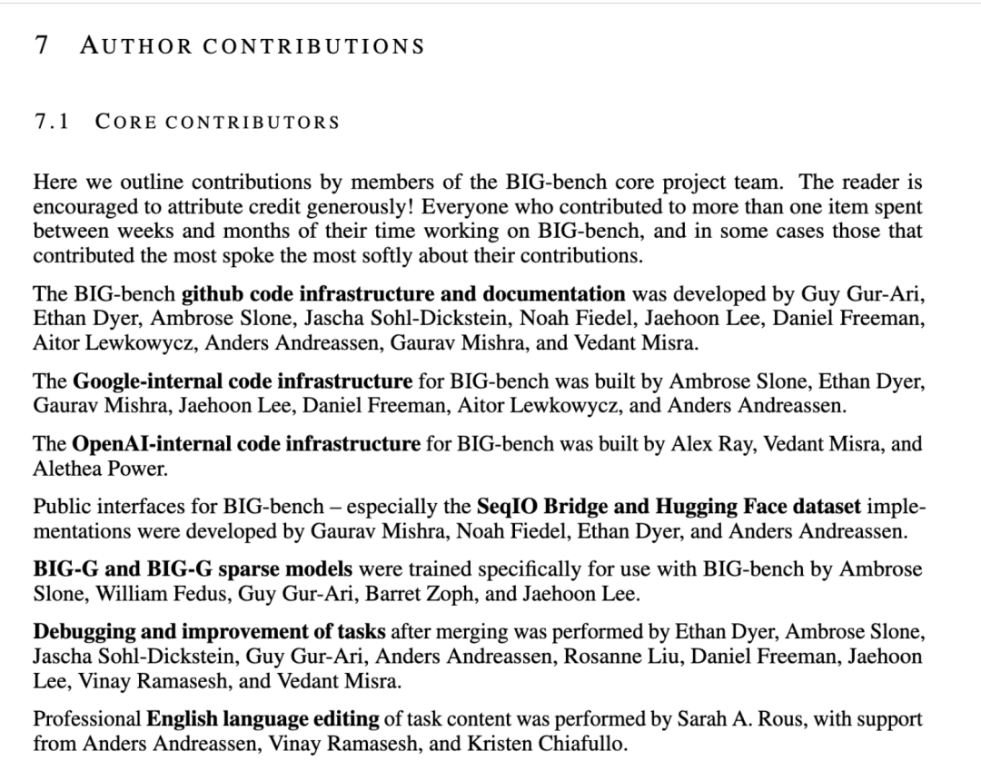 442个作者100页论文！谷歌耗时2年发布大模型新基准BIG-Bench