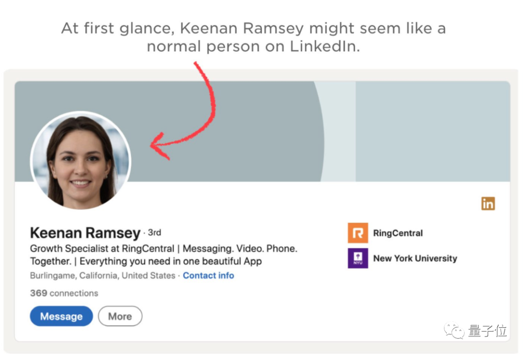领英1000多个假账户被曝光，用AI生成假脸冒充真人发推销信息