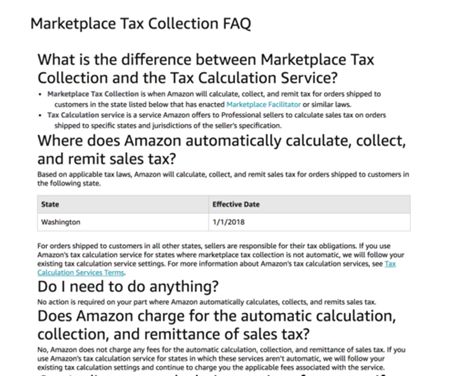 亚马逊税务新举措：当华盛顿州开始征税后……
