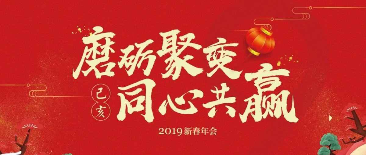 “磨砺聚变，同心共赢”2019新春年会，好嗨哟！