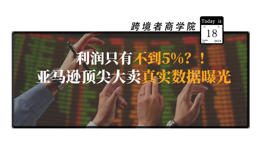 利润只有不到5%？！亚马逊顶尖大卖真实数据曝光