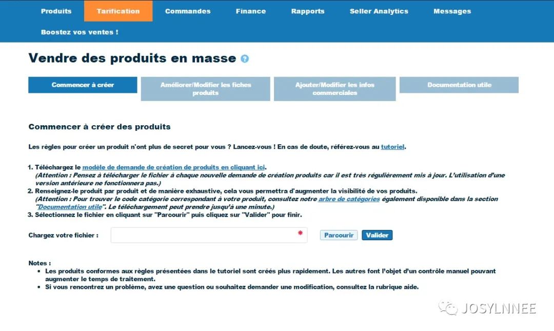 Comment Créer les Produits en Masse?-如何批量创建产品