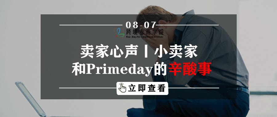 卖家心声丨小卖家和Primeday的辛酸事