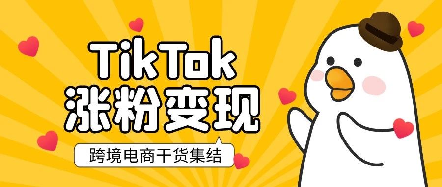 纯干货！跨境电商必看！一文带你跑通TikTok涨粉变现全流程