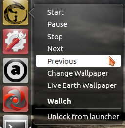 Launcher shortcuts of Audacious