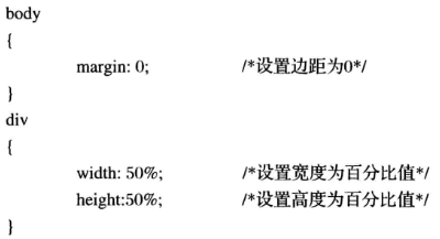 CSS百分比值