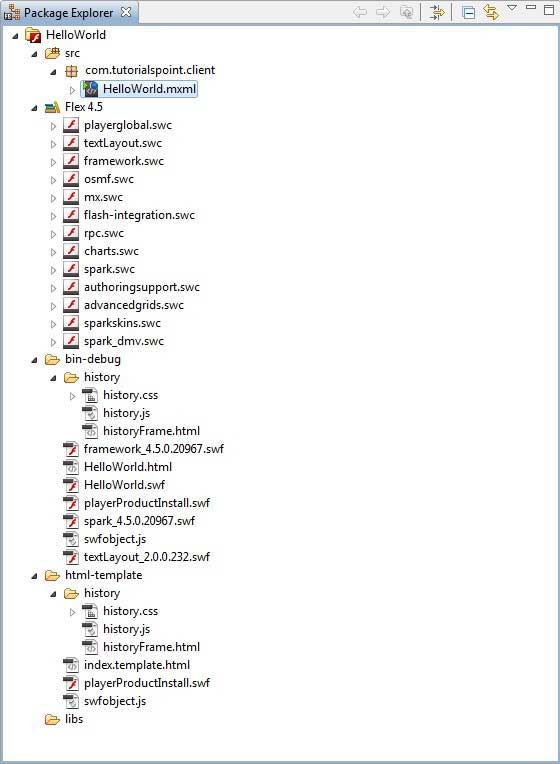 Flex Project Structure