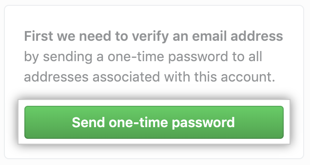 发送一次性密码按钮
