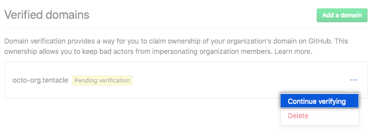 继续验证域按钮