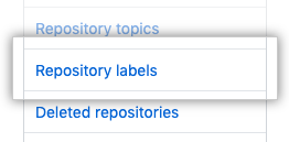 仓库标签选项卡