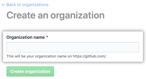 用于输入新组织名称的字段