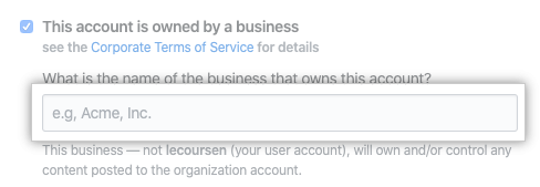 企业或机构名称字段