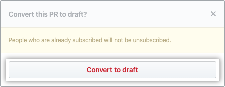 转换为草稿确认