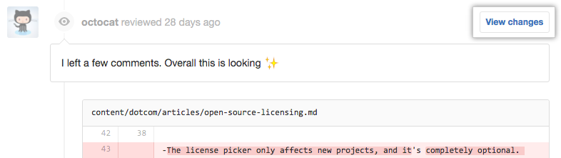 具有完整评论链接的审查标题