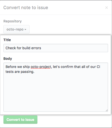 议题标题和正文字段