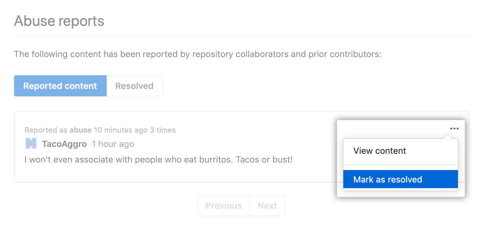 已报告内容的 Edit（编辑）菜单中的