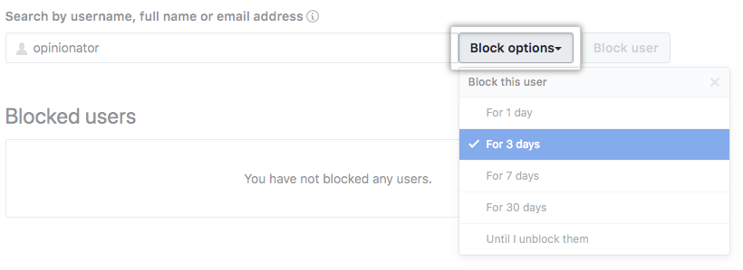 阻止选项下拉菜单