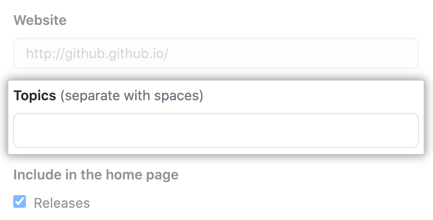 输入主题的表单