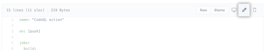 编辑工作流程文件按钮