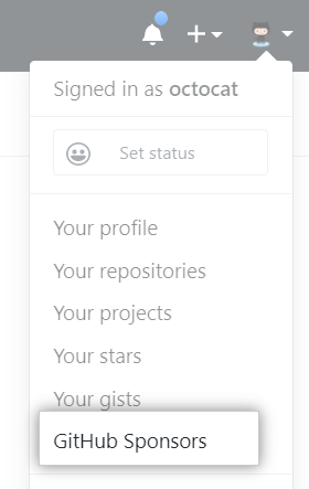 GitHub 赞助者 按钮