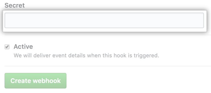 密钥字段和其他自定义选项