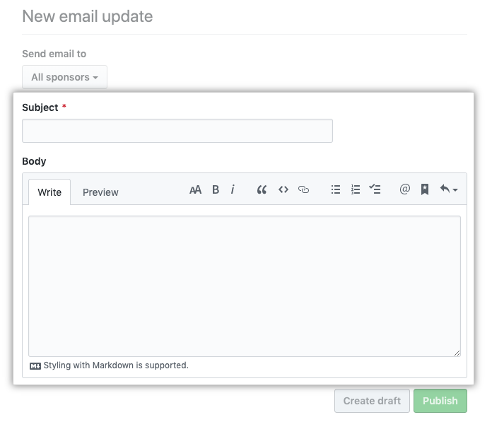 主题和正文字段