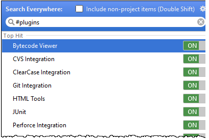使用IntelliJ IDEA的Search Everywhere访问编辑器设置