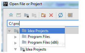 在IntelliJ IDEA中调用建议列表