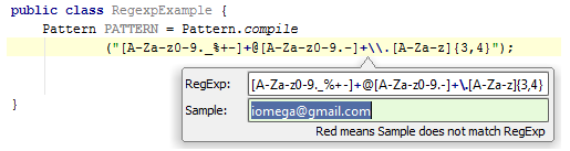 IntelliJ IDEA使用技巧：检查正则表达式