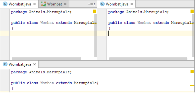 分割IntelliJ IDEA编辑器窗口