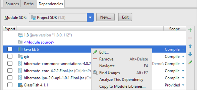 IntelliJ IDEA 管理模块依赖关系