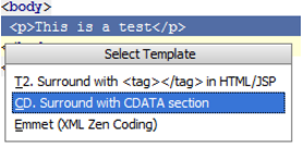 IntelliJ IDEA环绕实时模板