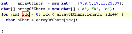 IntelliJ IDEA 遍历数组