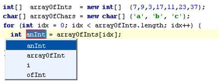 IntelliJ IDEA 遍历数组