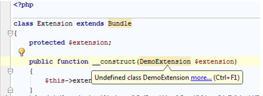 IntelliJ IDEA 使用快速修复程序导入PHP命名空间