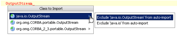 IntelliJ IDEA 从导入中排除类