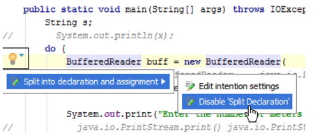 在 IntelliJ IDEA 编辑器中禁用突出显示的问题的检查