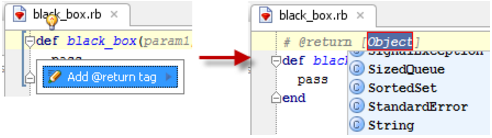 IntelliJ IDEA 为 Ruby 方法创建文档注释
