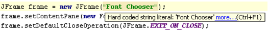 IntelliJ IDEA识别硬编码字符串