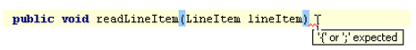 IntelliJ IDEA完成方法声明
