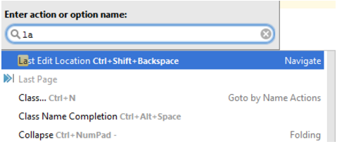 IntelliJ IDEA 导航到操作
