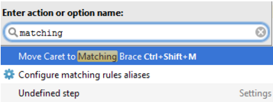 IntelliJ IDEA导航到代码块的边框