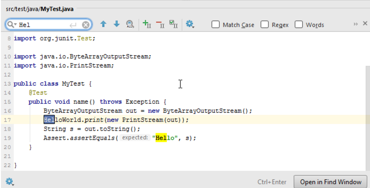 IntelliJ IDEA在指定路径中的所有文件中找到文本片段