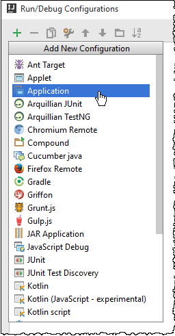 IntelliJ IDEA创建运行/调试配置