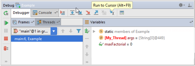 IntelliJ IDEA运行到光标