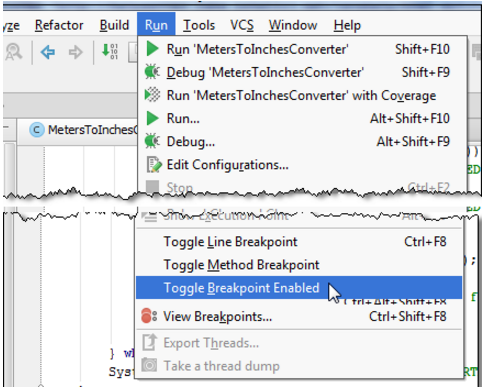 IntelliJ IDEA在断点的启用和禁用状态之间切换