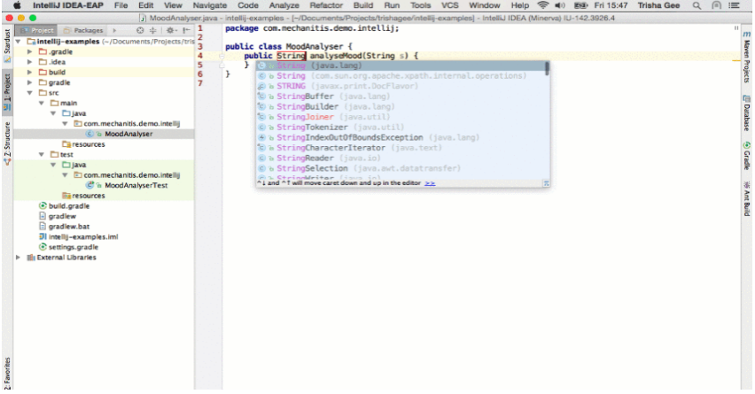 IntelliJ IDEA编写测试体