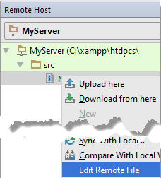 IntelliJ IDEA编辑远程主机上的文件