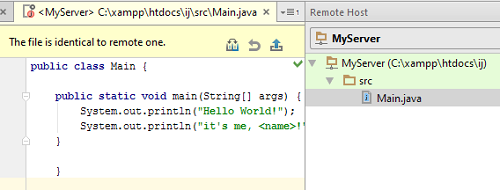 IntelliJ IDEA编辑远程主机上的文件